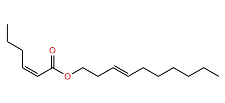 (Z)-3-Decenyl (E)-2-hexenoate